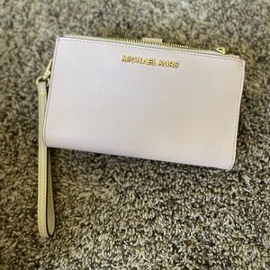 Pink Michael Kors wristlet